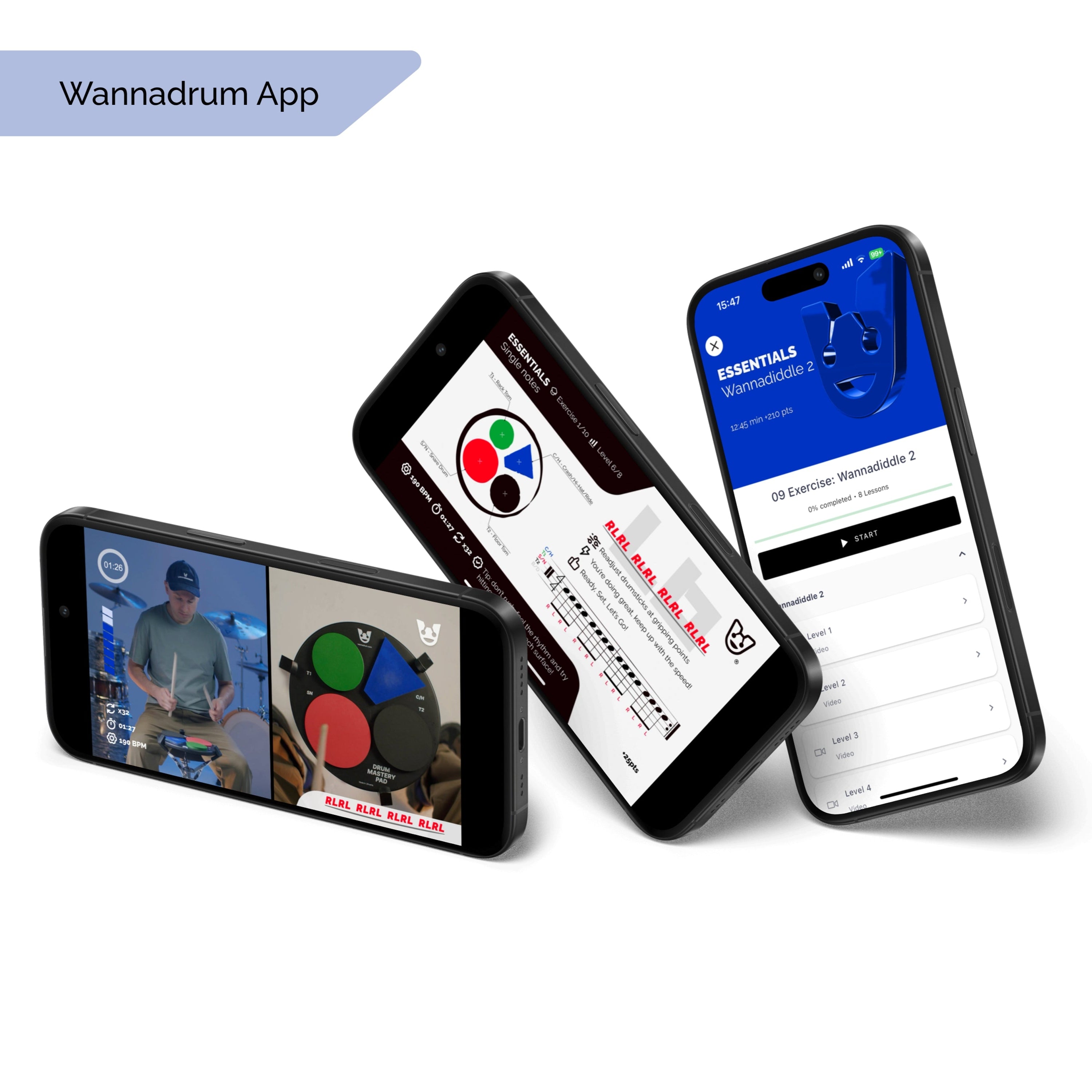 Drum Mastery System: Practice Pad + Gamified Drumming App