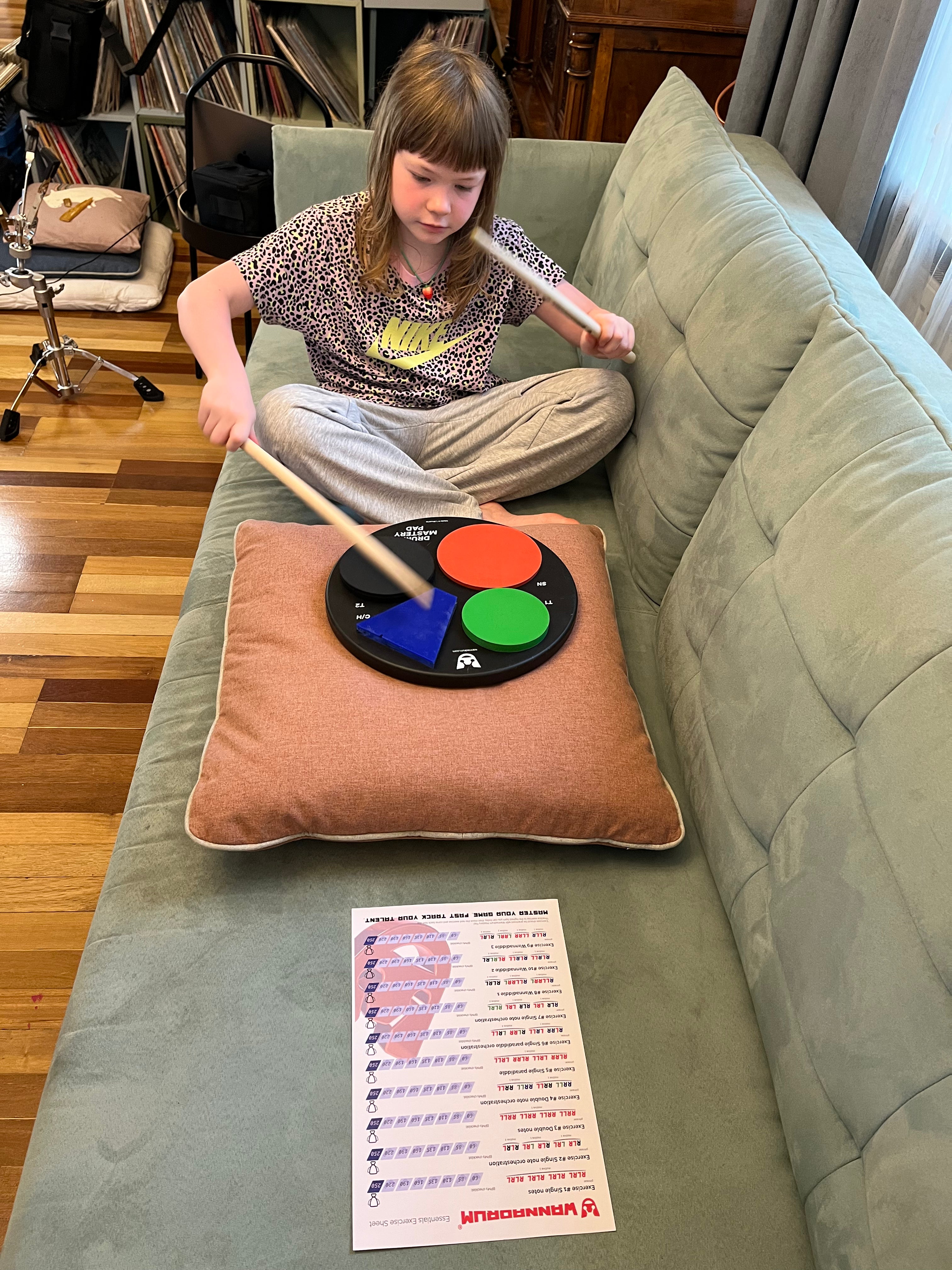 Drum Mastery System: Practice Pad + Gamified Drumming App