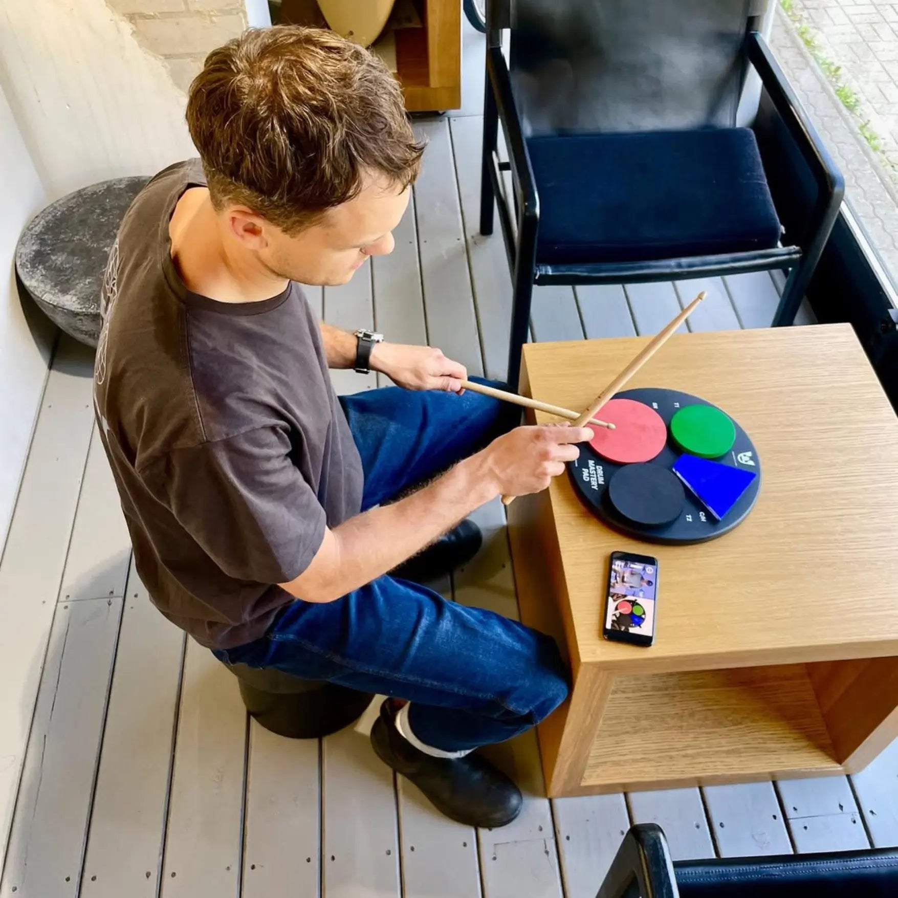 Drum Mastery System: Practice Pad + Gamified Drumming App