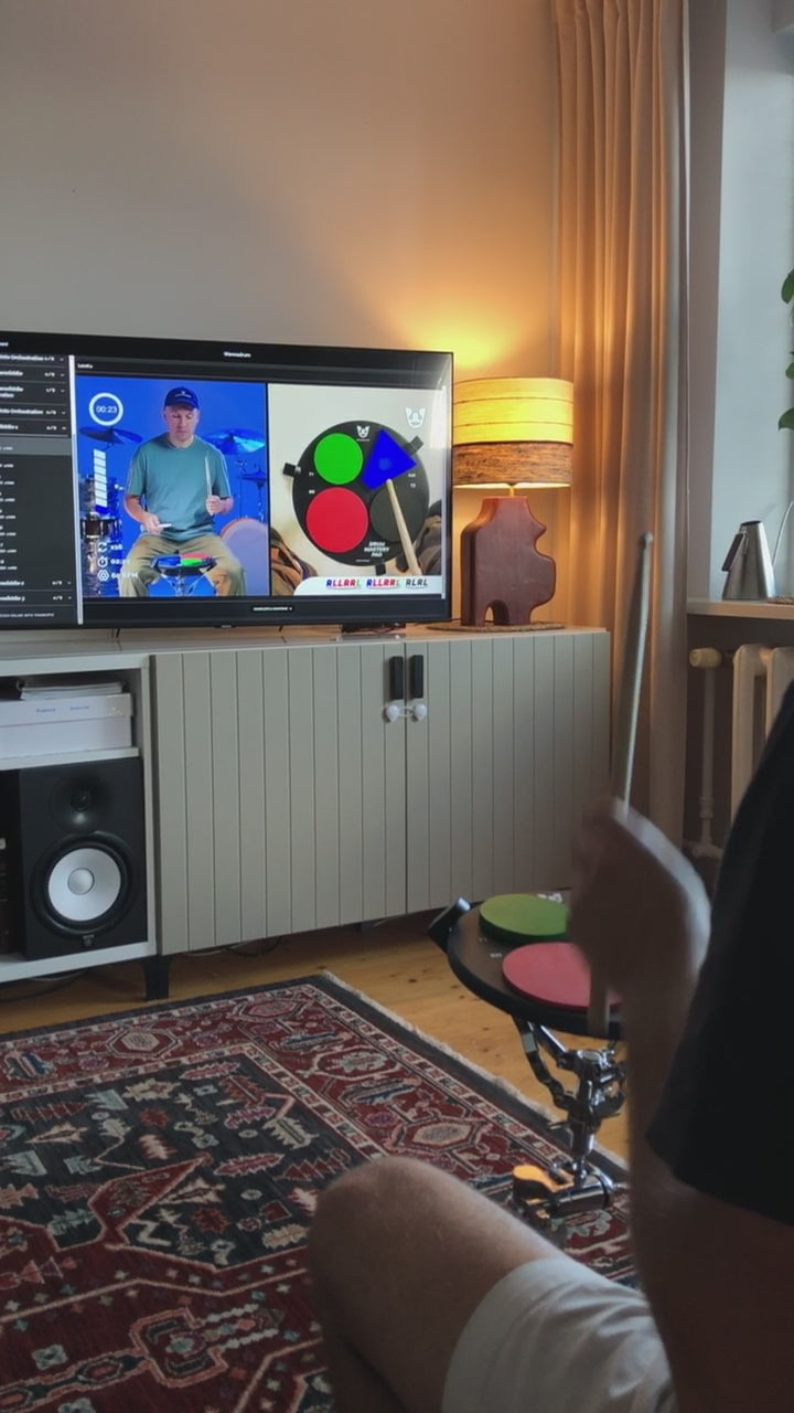 Drum Mastery System: Practice Pad + Gamified Drumming App